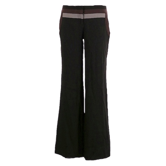 Anthropologie Pants - ELEVENSES | ANTHROPOLOGIE Wool Blend Wide Leg Colorblock Waist Slacks